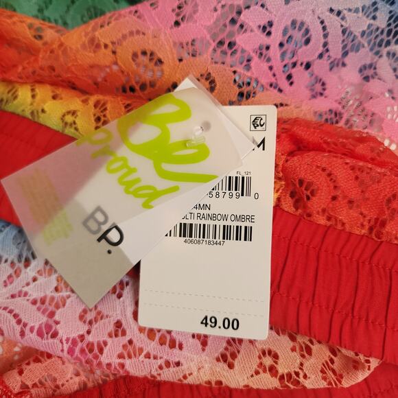 Nordstrom BP. Pride Rainbow Ombre Laci Lace Swim Coverup Pants Size XXL, NWT - Picture 11 of 15